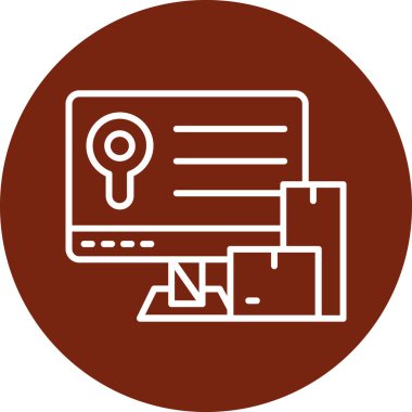 Vektör illüstrasyonu, silo simgesi