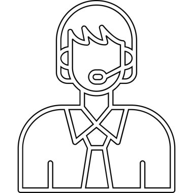 Kulaklıklı ve akıllı telefonlu genç adam konuşma kabarcığı vektör çizimi tasarımı ile