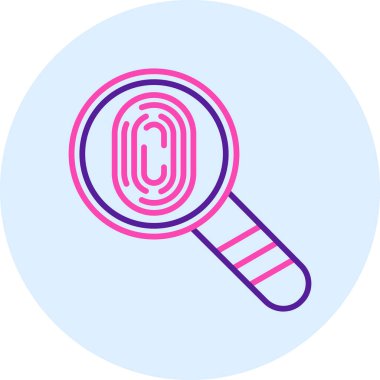 Büyüteç. Web simgesi basit tasarım