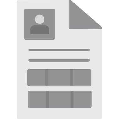 kart kimlik belgesi simgesi ana hat biçiminde