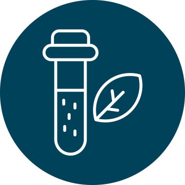 test tübü ikon vektör illüstrasyon tasarımı