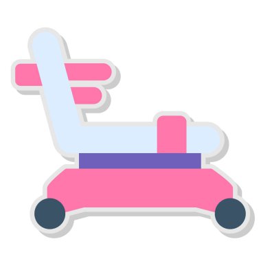 Araba koltuğu vektör simgesi