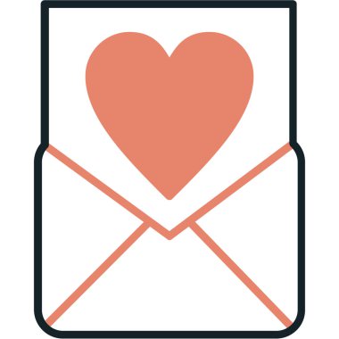 Zarf harf vektör simgesi