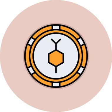 Alarm saati simgesi, vektör illüstrasyonu