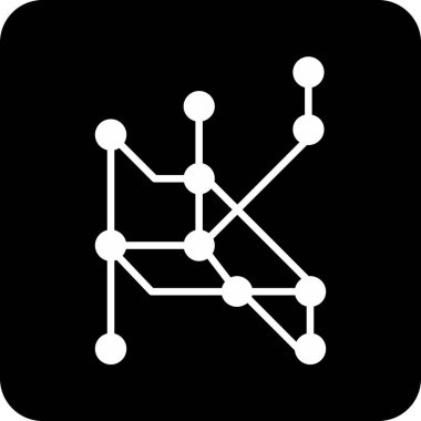 ağ bağlantısı simgesi, vektör illüstrasyonu