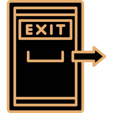 çıkış simgesi çizimi