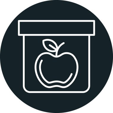 Apple vektör simgesi illüstrasyonu