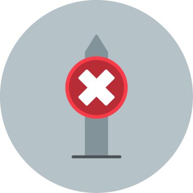 Hiçbir iz yok. Web simgesi basit tasarım