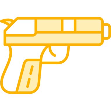 silah simgesi vektör illüstrasyonu