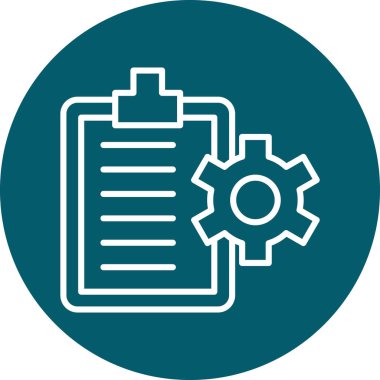 Güzel Ayarlar vektör satırı simgesi