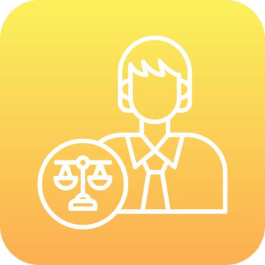 vektör adalet web simgesi tasarımı