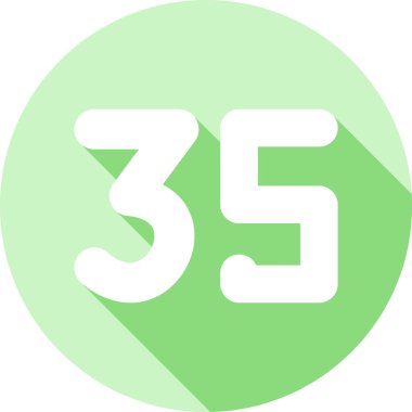 3 numaralı simge işareti tasarımı