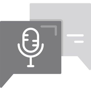 Sohbet mesajı. Basit ağ simgesi