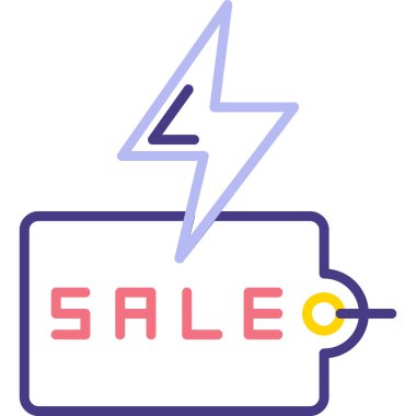 Satış. Web simgesi basit illüstrasyon