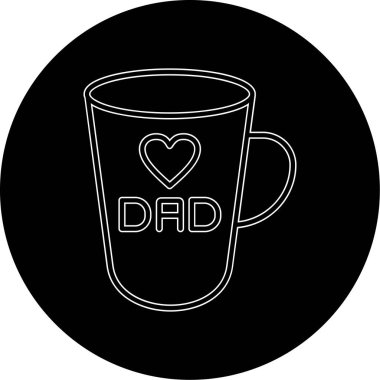 kahve fincanı ve içinde metin olan kalp.