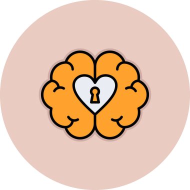 Beyin kalp şeklinde.