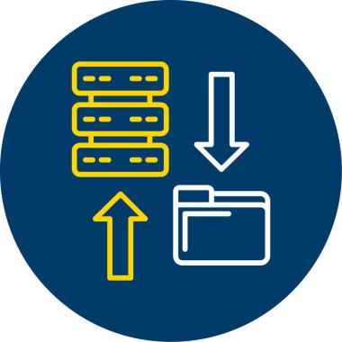Modern simgenin vektör illüstrasyon tasarımı