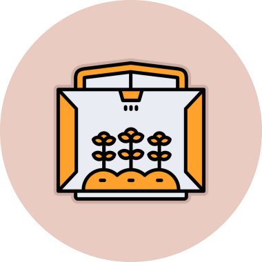 ekmek ikonu vektör illüstrasyonu