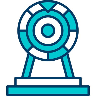 Hedef. Web simgesi basit illüstrasyon