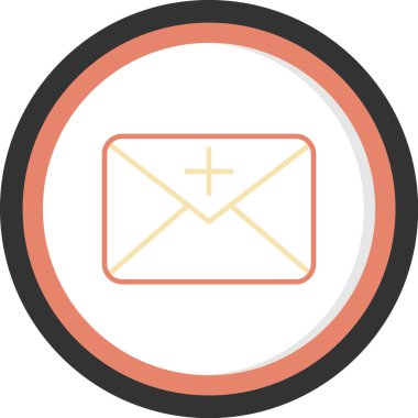 e- posta harf vektörü simgesi