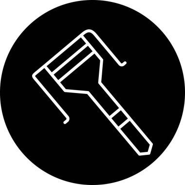 Tek bir simgenin vektör illüstrasyonu