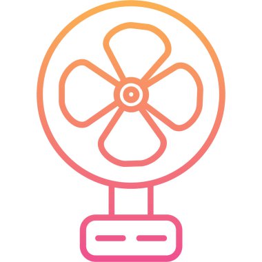 fan simgesi vektör illüstrasyonu