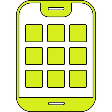 hesap makinesi vektör simgesi modern illüstrasyon