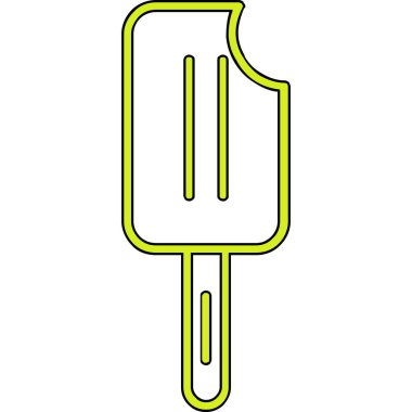 dondurma ikonu vektör illüstrasyonu