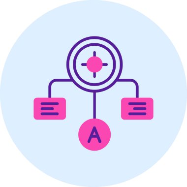 veri analiz simgesi vektör illüstrasyonu