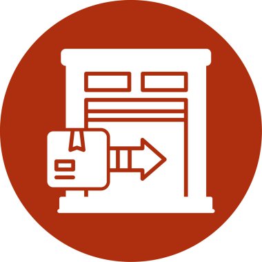 Modern bir simgenin vektör illüstrasyonu