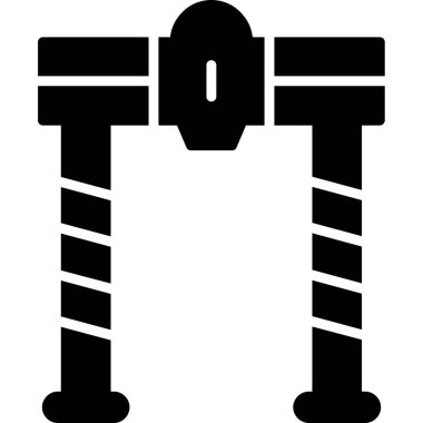 İp. Web simgesi basit illüstrasyon