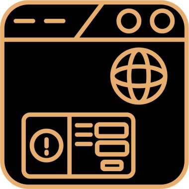 İş ve finans simgesinin vektör illüstrasyonu