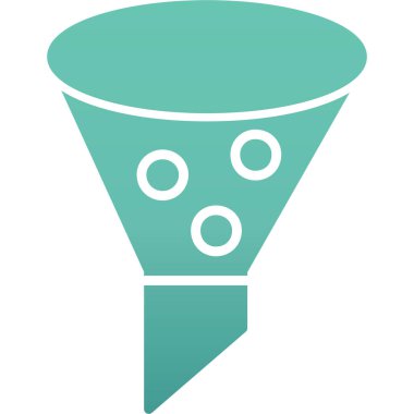 modada izole edilmiş arkaplanda huni simgesi