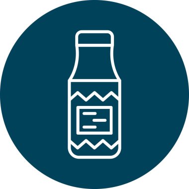 bira şişesi vektör çizgisi simgesi, g