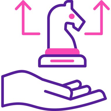 Doldurulmuş hayvan at hayvan ikonu - taslak biçimi