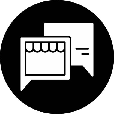 sohbet simgesinin vektör simgesi