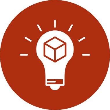 Işık. Web simgesi basit illüstrasyon