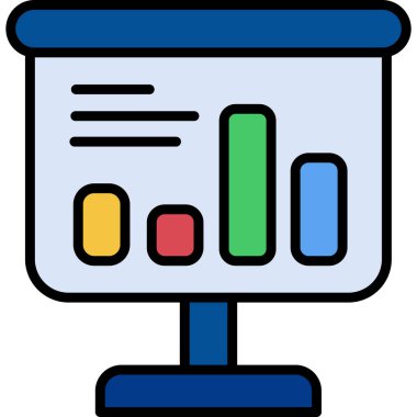 Çizelge. Web simgesi basit illüstrasyon