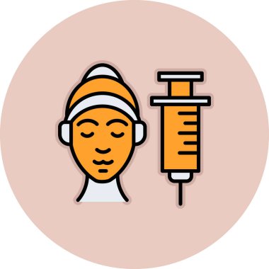 Bir doktor simgesinin vektör çizimi