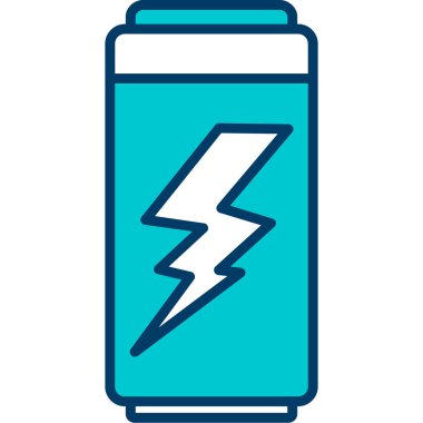 pil simgesi, vektör illüstrasyonu