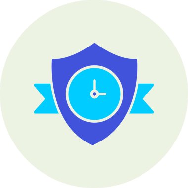 Kalkan. Web simgesi basit illüstrasyon