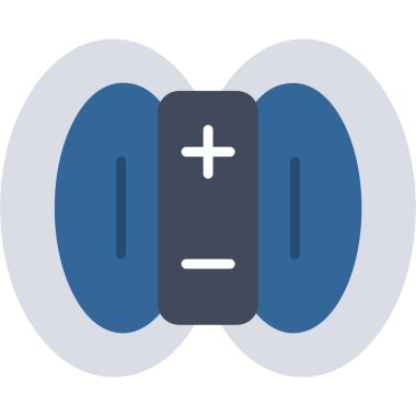 fitness düz vektör simgesi