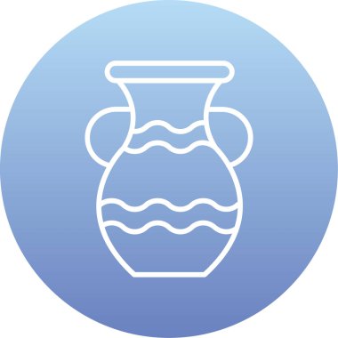 Sürahi simge vektör çizim