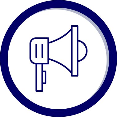 Sözcü Vektörü Simge Tasarımı