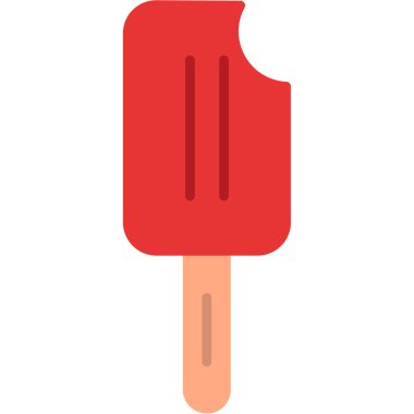 Dondurma ikonu, düz stil