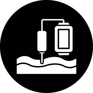 Kan bağışı ikonu vektör illüstrasyonu