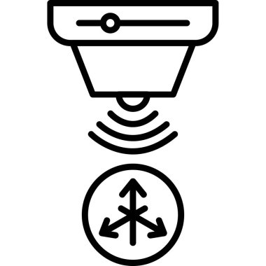 uydu simgesi vektör illüstrasyonu