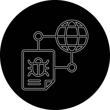 Küre, harita, harita, haritalı pusula, konum broşu vektör simgesi.