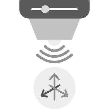 Modern b 'nin vektör çizimi anten simgesinden yoksun