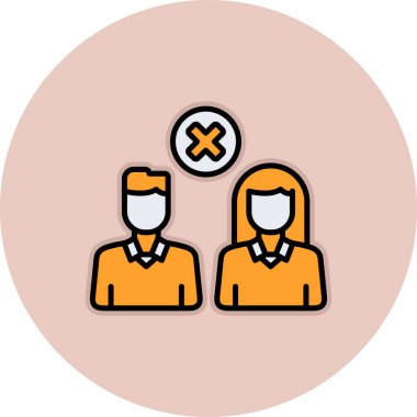 insanlar simge vektör illüstrasyonu